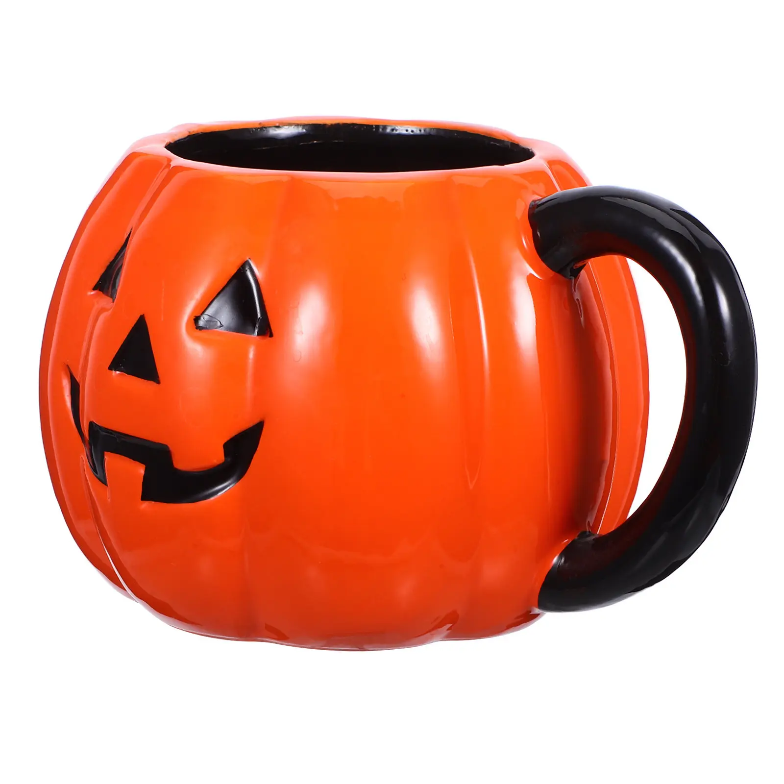 456ml Ceramic Pumpkin Mugs Halloween Ghost Design Tea Cups Fun Novelty Party Decorations Pumkin Mug Ceramic Pumpkin Cups