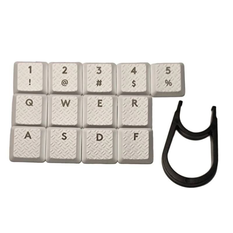 13PCS Textured Backlit Keycaps for G813/G815/G915/G913 TKL Anti slip Tactile Switches Keycap Set Professiona QXNF