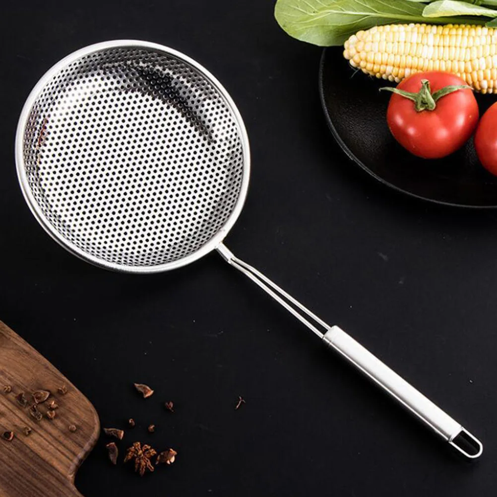 

3Pcs Stainless Steel Mesh Colanders Food Grade Hot Pot Strainers Kitchen Mesh Strainers for Noodles Frying Fast Liquid Drainage