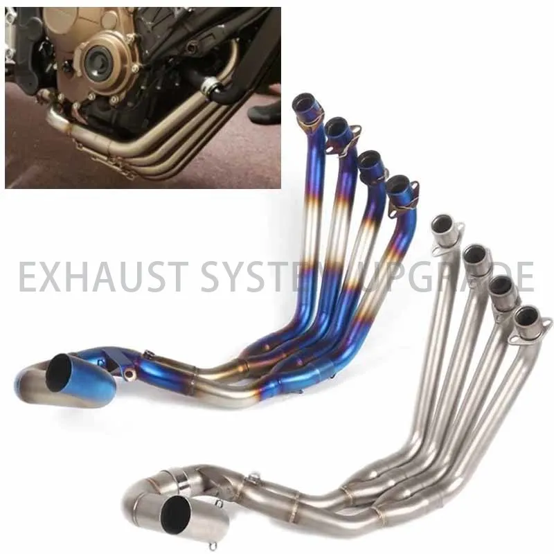 Motorcycle Full Exhaust System Header Front Pipe Connecting Manifold exhaust systems For Honda CBR650R CBR650F 51mm