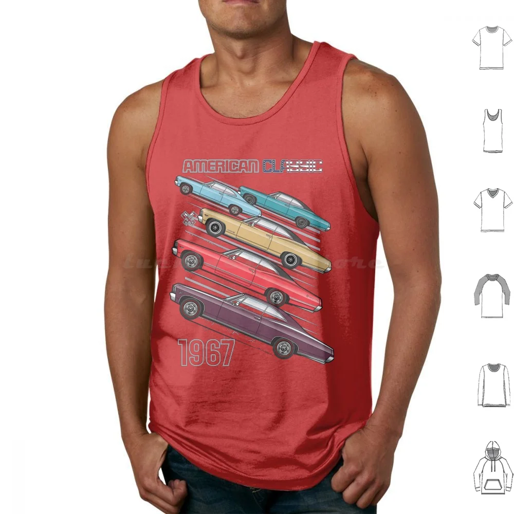 

Stances B Tank Tops Print Cotton 67 1967 Chevy Impala Convertible Coupe 427 Ss Super Sport V8 350 Custom 454 Lowrider 2