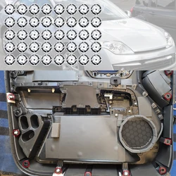 40Pcs For Citroen C4 Picasso 2004 - 2017 Berlingo Jumpy C3 2018 2019 2020 C-Elysee DS4 Door Trim Panel Card Retainer Clip Rivet