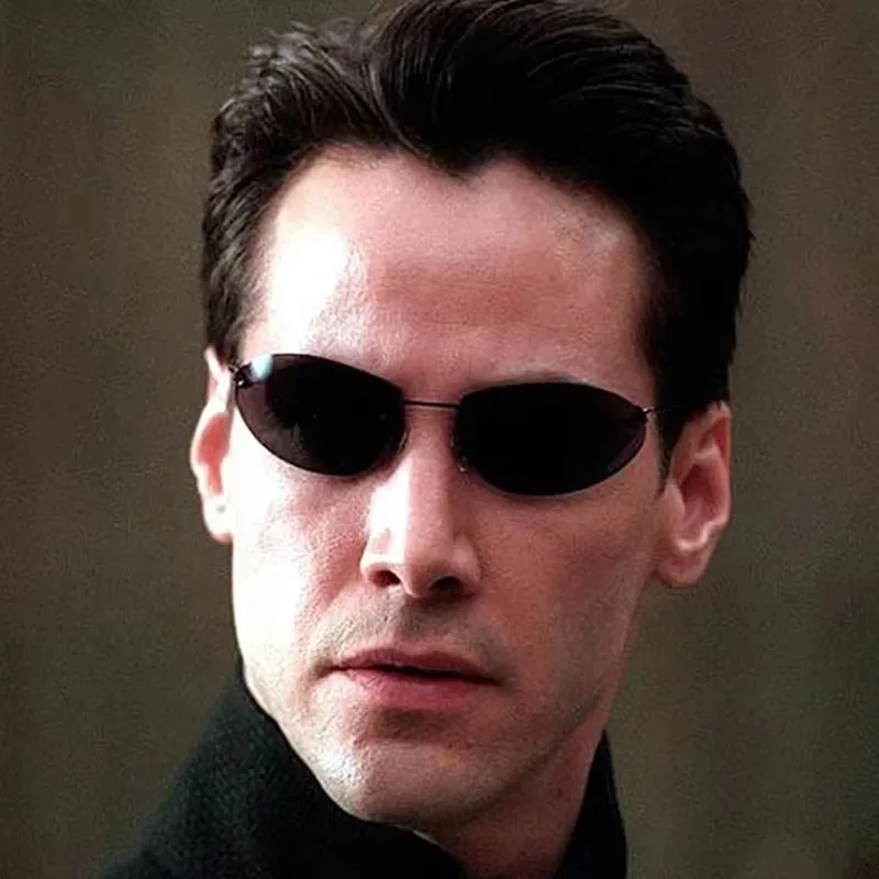 3PCS Classic Polarized Sunglasses Matrix Neo Morpheus UV400 Movie super Light Brand Designer Rimless Sunglasses