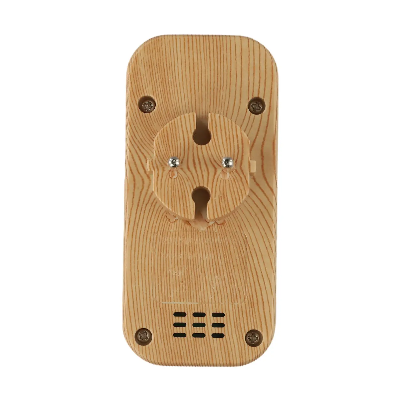 

11.5 * 5.5 * 7cm USB Port Adapter Travel Essential Wide Compatibility Wood Grain Finish Compact Design Fast Charging