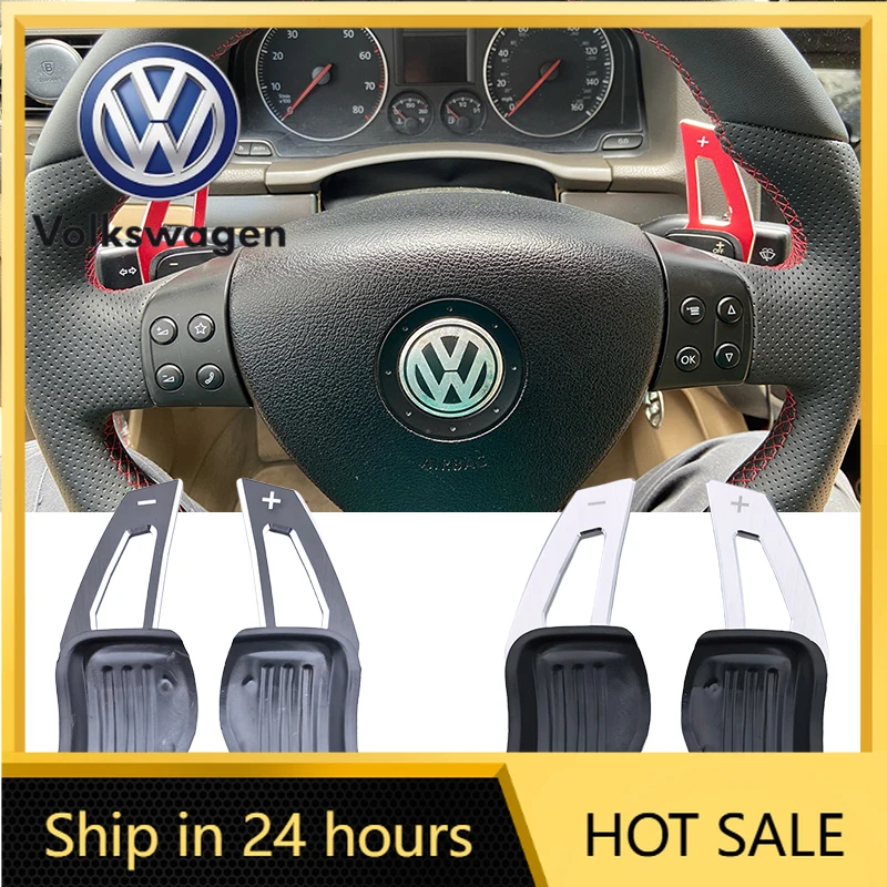 

2026 Hot DSG Steering Wheel Paddle Extension Shift Cover For VW Golf 5 6 MK6 GTI R Jetta MK5 Passat B6 B7 CC Polo Sharan Tiguan
