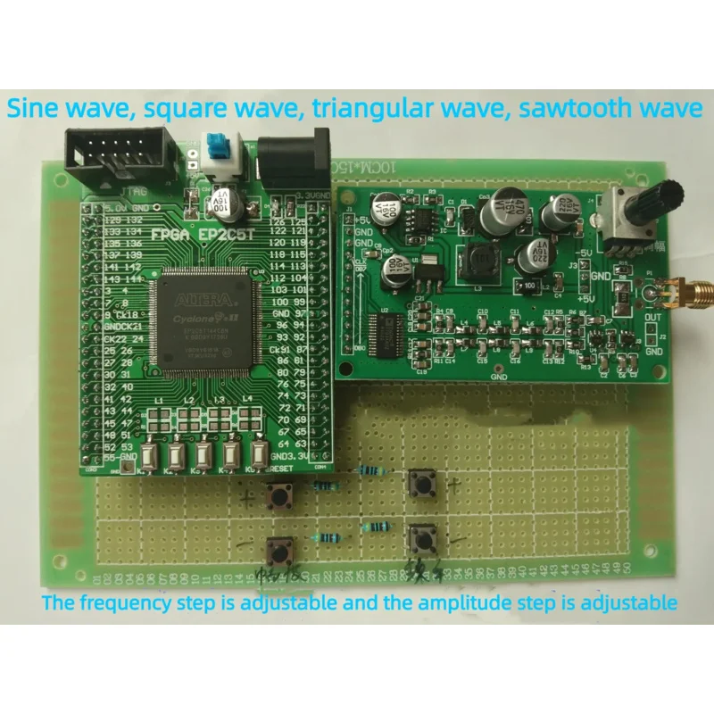 FPGA Design, Based on FPGA Signal Generator, DDS Signal Source 1HZ-10MHZ