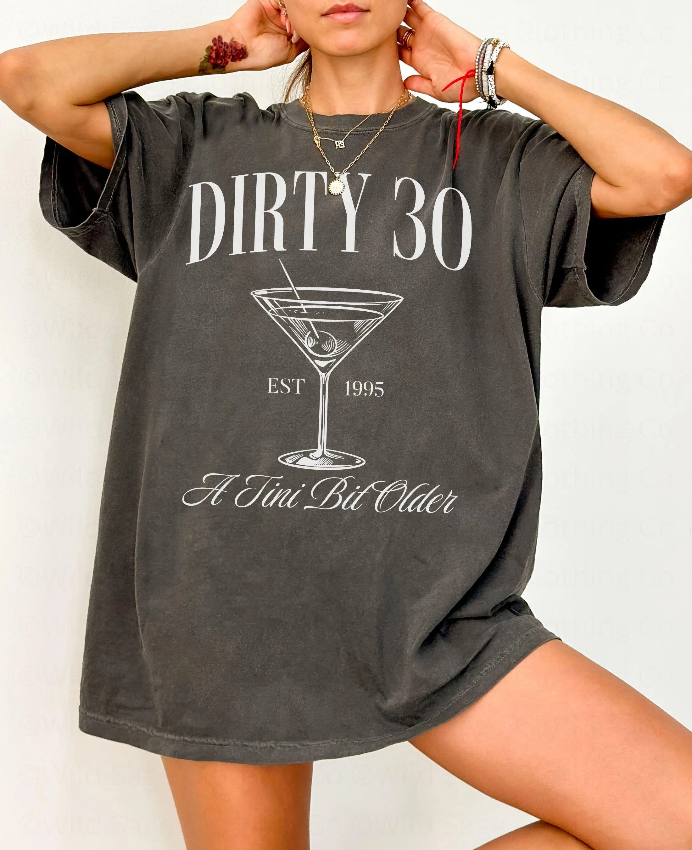 30th Birthday T Shirt for Her Dirty 30 s Thirty 1995