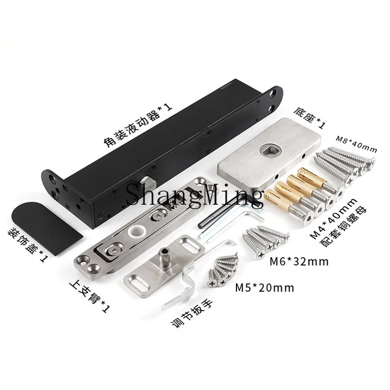 

Пружинная петля DSA с угловым креплением для дверей, фурнитура для деревянных и алюминиевых турникетов, осевые фитинги с выносной осью