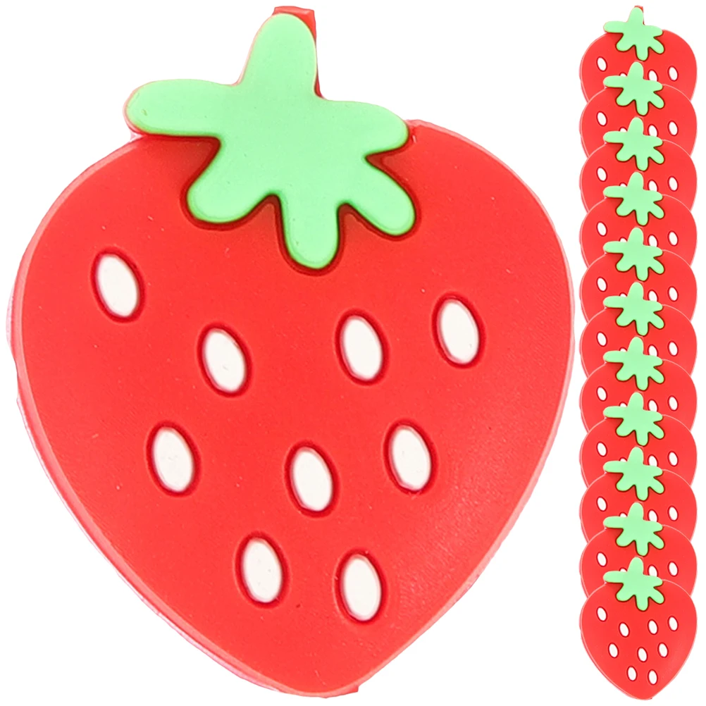 

12 Pcs Tennis Racket Shock Absorber Dampener Vibration Silica Gel Decorative Small Red Outdoor Sports Tennis Dampeners Racket