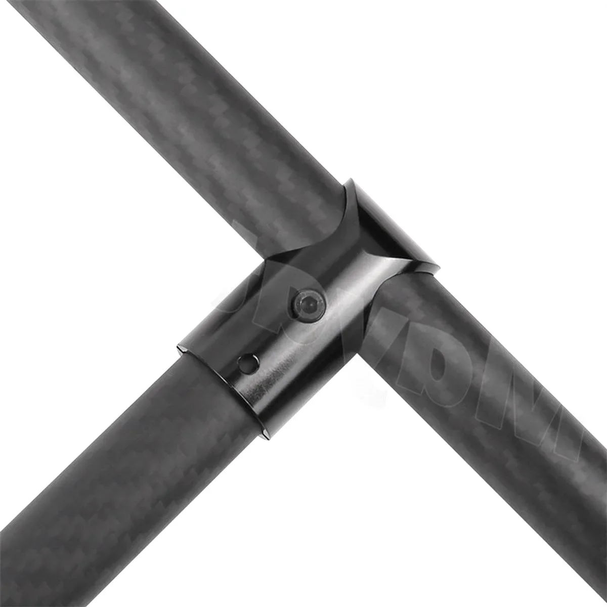 Joint en T en aluminium 16 20 25 30mm, connecteur à trois voies, train d'atterrissage, trépied fixe pour plante RC, Agriculture, Drone UAV, 2 pièces