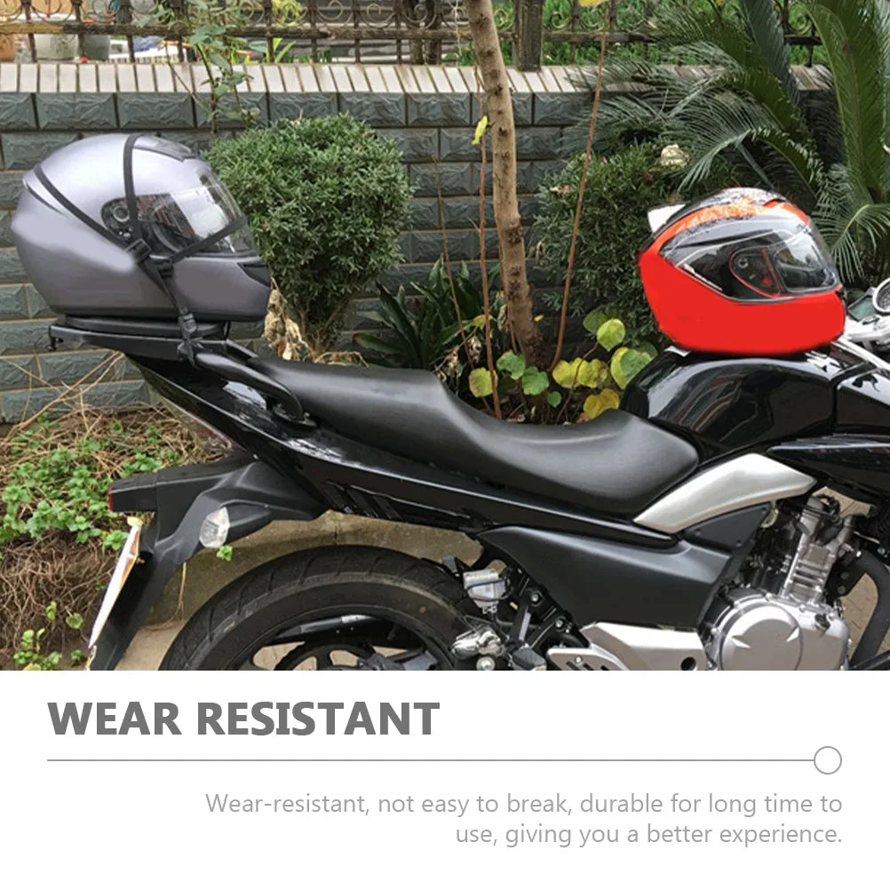 

3Pcs Black Luggage Tie Down Belts Elastic Adjustable Cargo Fastening Straps for Motorbike Rv Trailer Bike Truck Transport