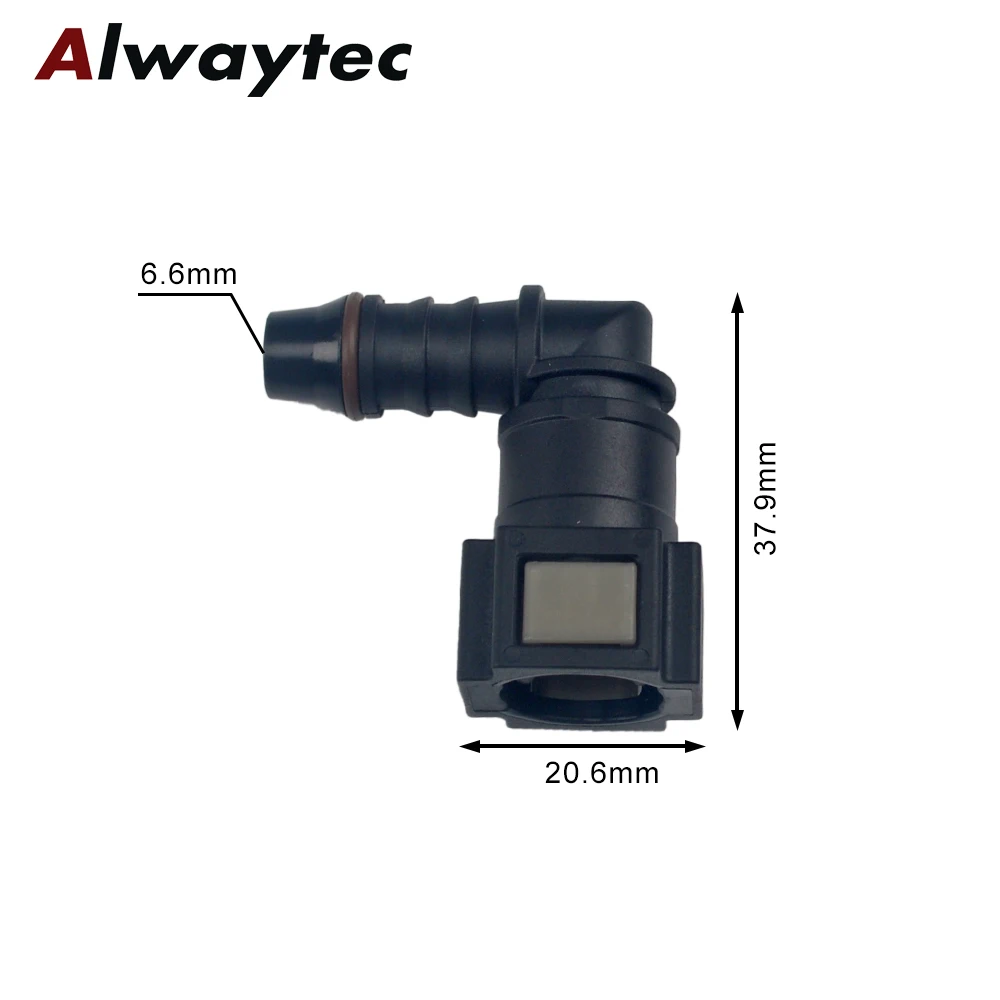 Auto Kraftstoff Linie Schnell Verbinden Schlauch Koppler ID8 7,89 Gummi Nylon Öl Linie Rohr Adapter Trennen Release Schlauch Anschluss für Auto – Detail 9