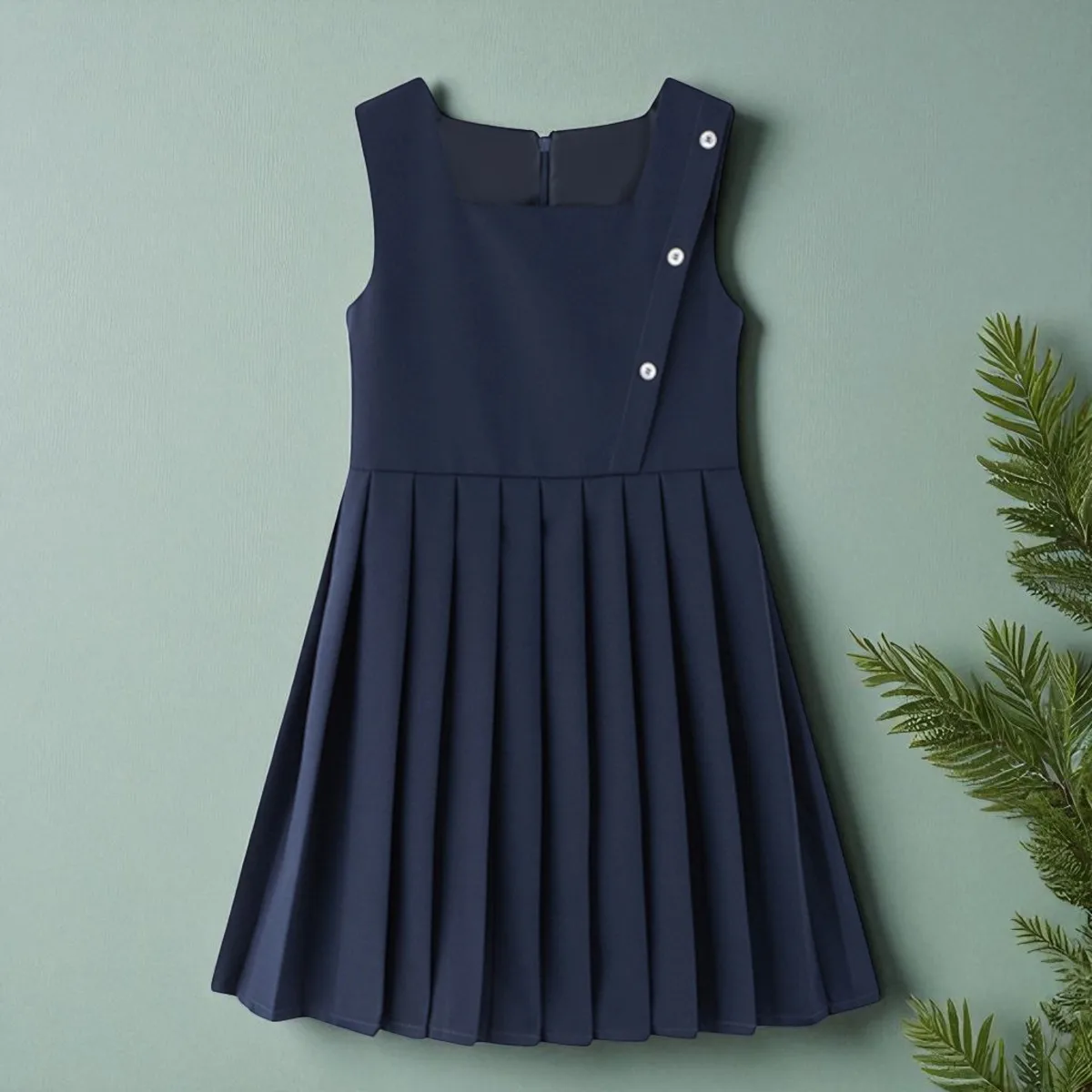 School Uniform Preppy Girls Clothes for Teenagers Baby Elegant Dress Shirt 2Pcs Spring Autumn Children Costumes 8 10 12 13 Years