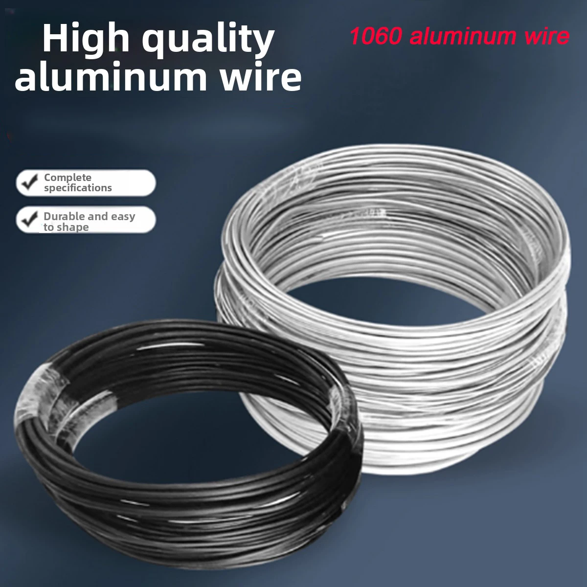 

Industrial Aluminum Wire 1060 Soft Pure Aluminum Wire Diameter 1/1.5/2/2.5/3/3.5/4/5/6/7/8mm