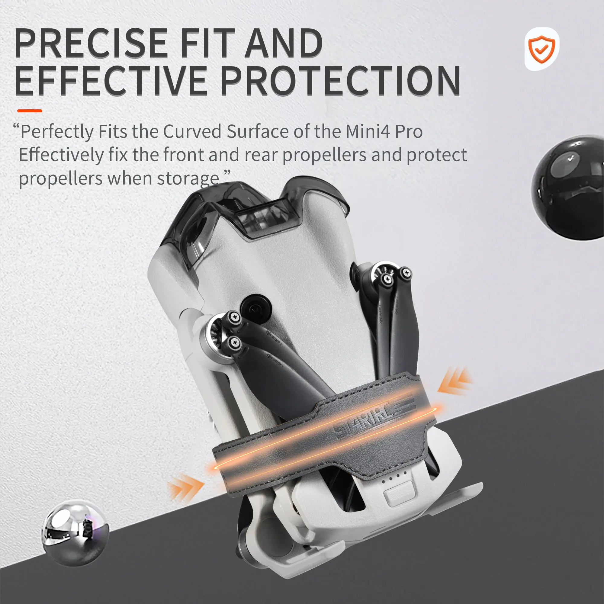 STARTRC Propeller Clamp for DJI Mini 5/4 Pro PU Propeller Strap Propeller Fixer Drone Accessories