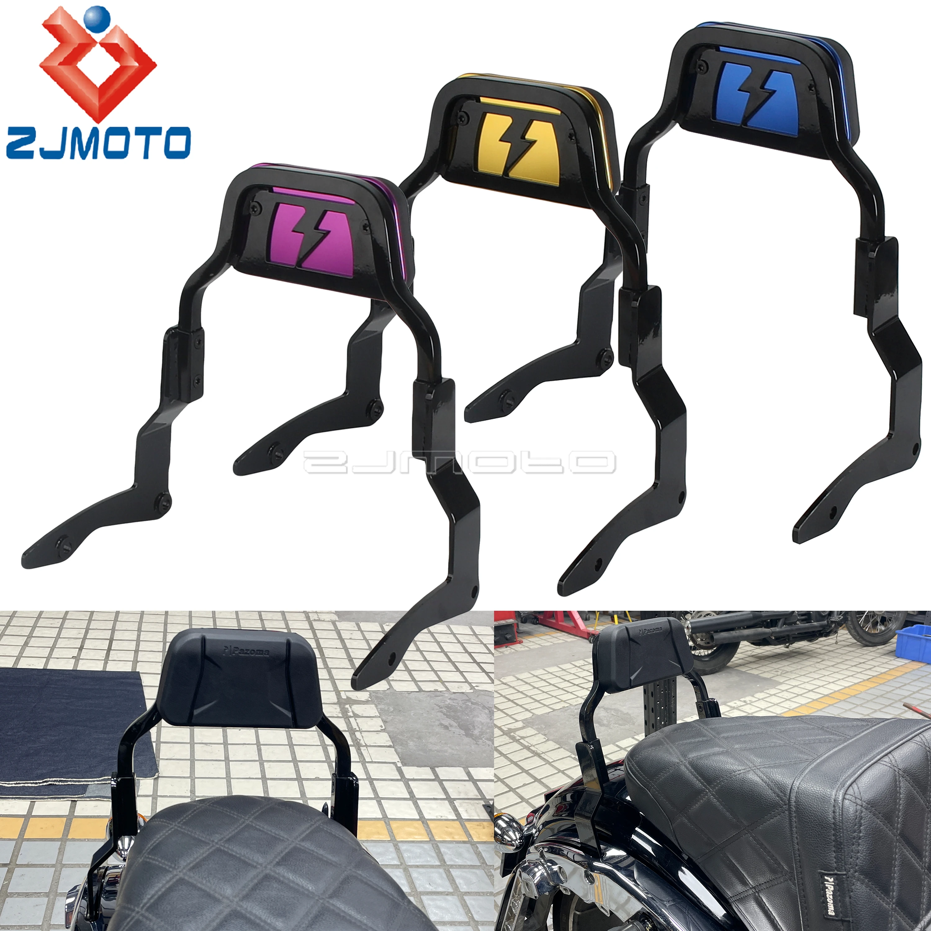 

Motorcycle Backerst Rear Sissy Bar For Harley Road King FLHR FLHRSE FLHP FLHRXS Street Glide ST FLHXST FLHX FLHXSE FLHXS 2014-24