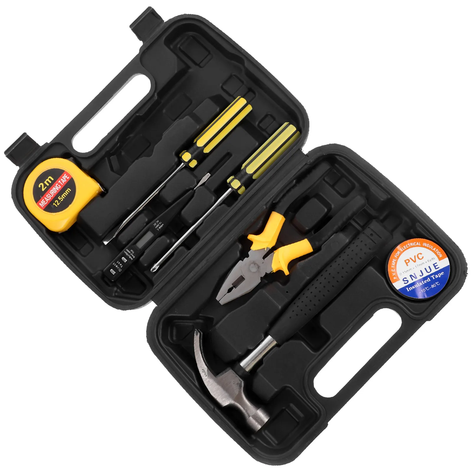 

9 Piece Kit for Home Small Automotive Mechanic Tools Set Plastic Household Man Tools Set Kits Durable Practical