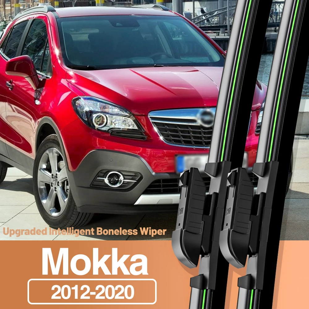 

2pcs For Opel Mokka 2012-2020 Front Windshield Wiper Blades Windscreen Window Accessories 2013 2014 2017 2018 2019 2020 2021