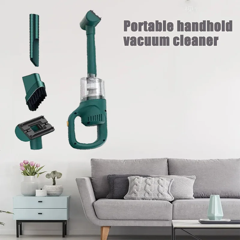 

Hot New Wireless Handhold Vacuum Cleaner 12000Pa Powerful Suction Portable Rechargeable Car Home Multifunction Cordless Cleaner