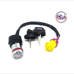 Ignition Key Switch Lock 4 Wires for Linhai 250 250cc 260 260cc 300 300cc 400 400cc ATV UTV Water Proof 30110