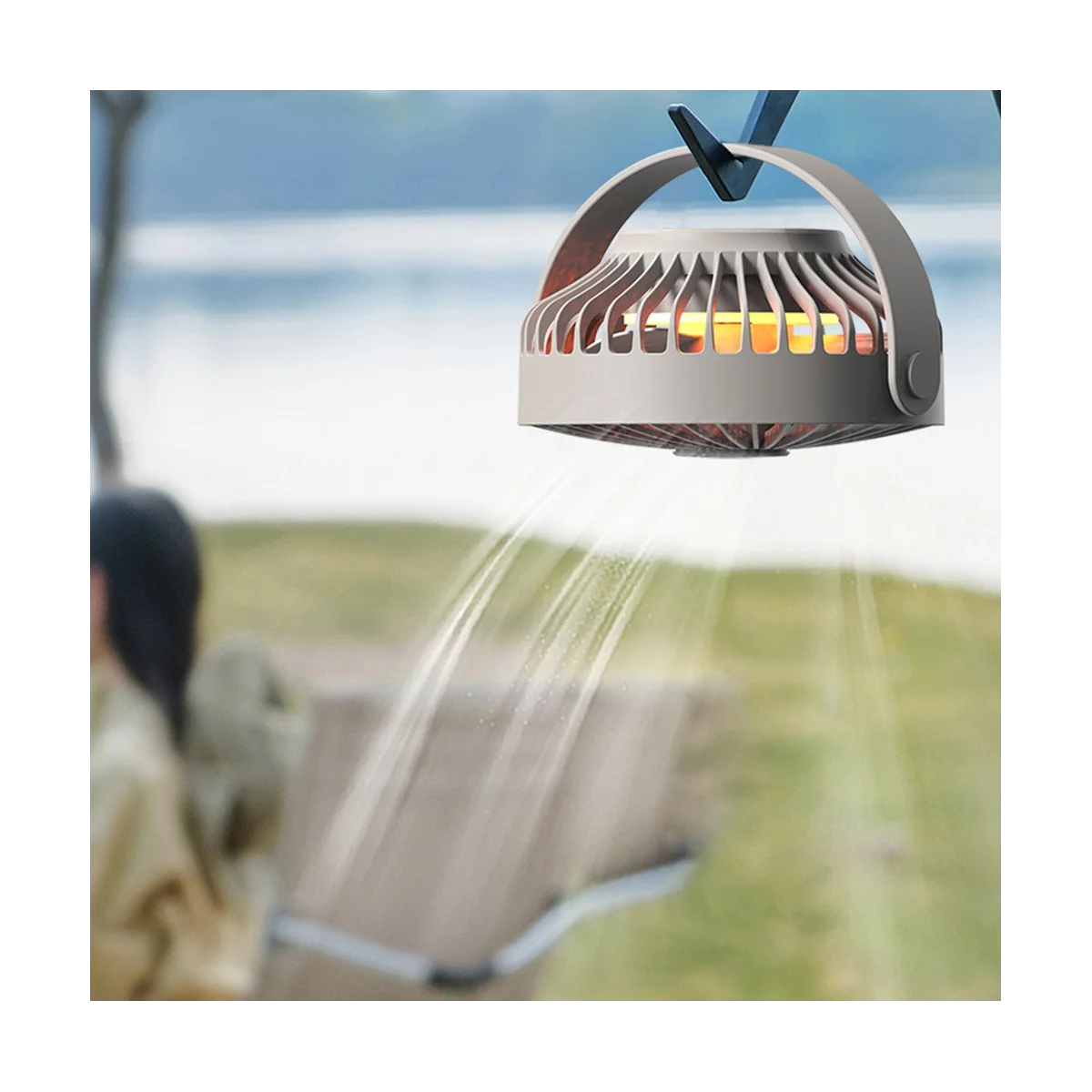 Tragbarer Kinderwagen lüfter Hand USB elektrischer Lüfter kleine zusammen klappbare wiederauf ladbare Lüfter Mini Silent Tisch ventilator für Baby Outdoor -C