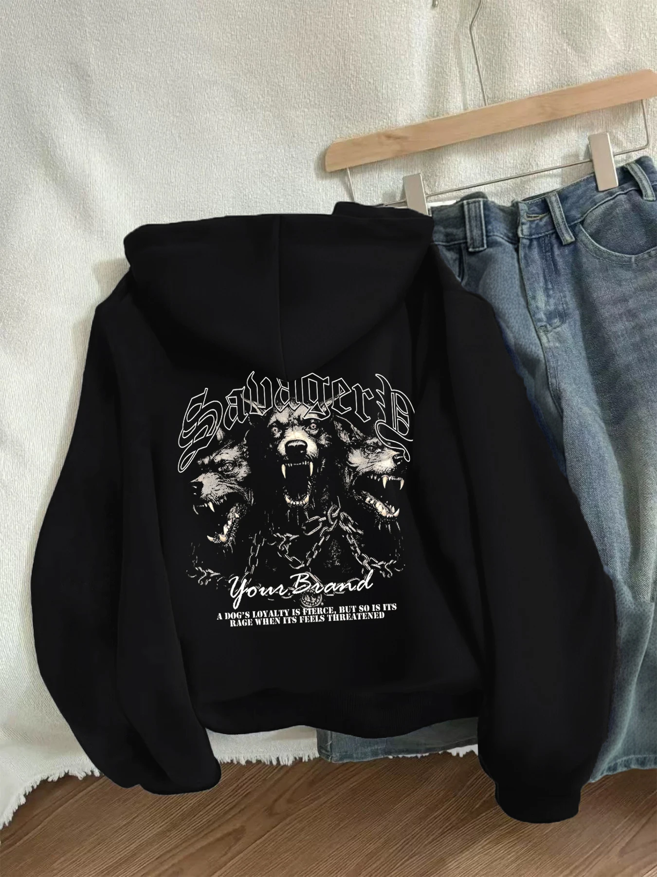 

Зимняя куртка Y2k с готическим принтом, толстая тяжелая бархатная черная куртка на молнии с капюшоном, тонкая темпераментная женская куртка в повседневном стиле для ленивых поездок на работу