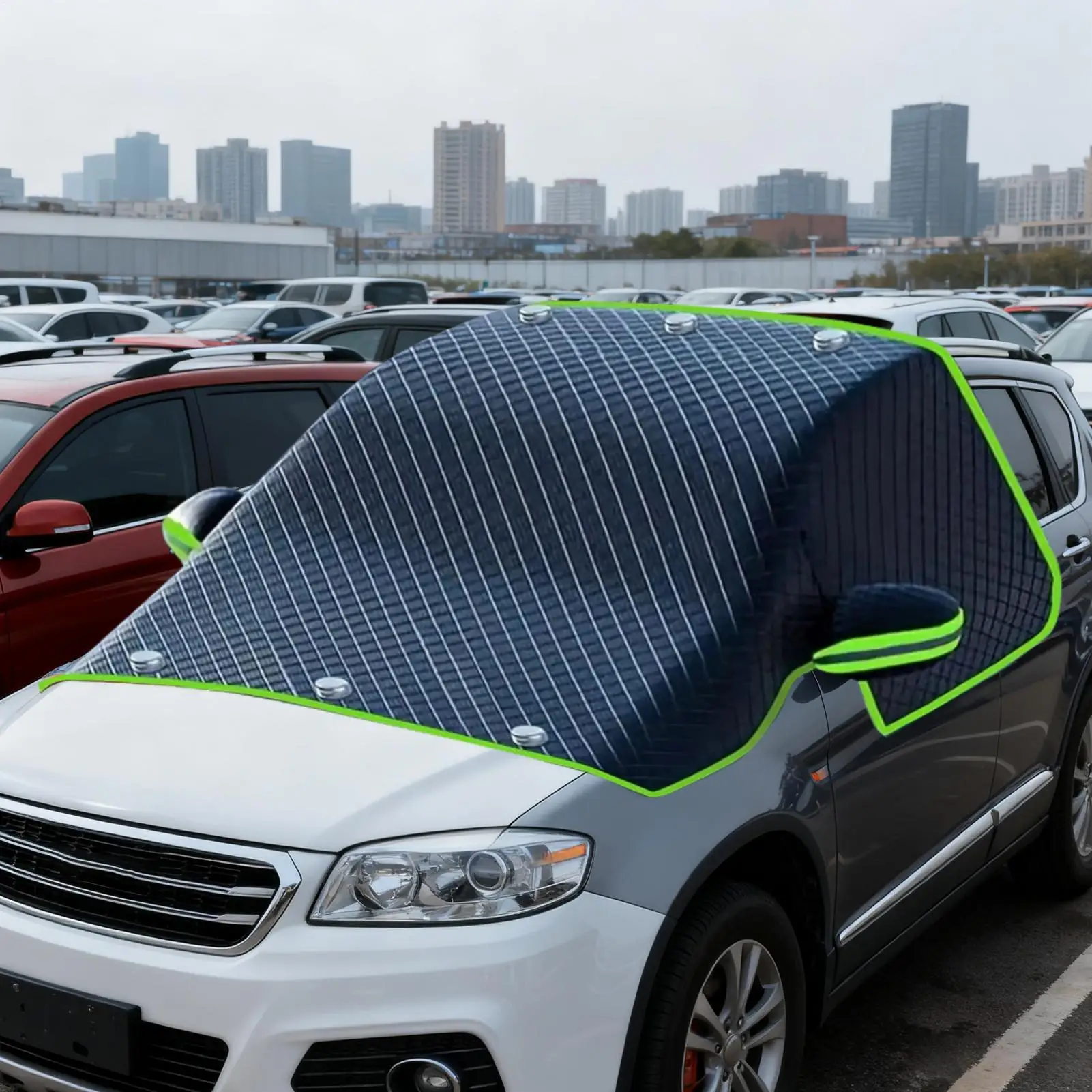 

snow protection Sunshade Cover Car Windshield Snow Sun Shade Outdoor Waterproof Protector Cover Car Front Windscreen Cover