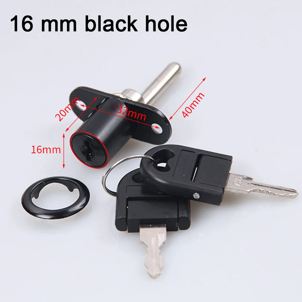 16/19mm Cylinder Locks Cabinet Mailbox Lock Furniture Desk Drawer Cupboard Box Lock With 2 Keys For Furniture Hardware