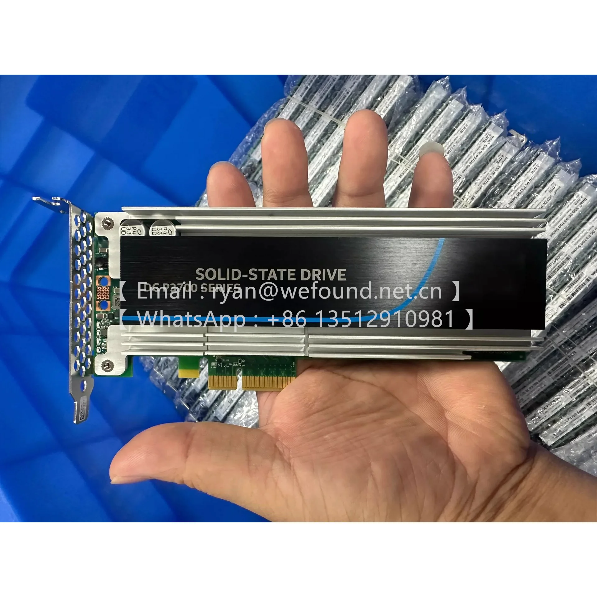 

FOR INTEL SSD DC P3700 2T 2.0TB SSDPEDMD020T4 PCIE , There is a use time. The health of the tray body is more than 90%