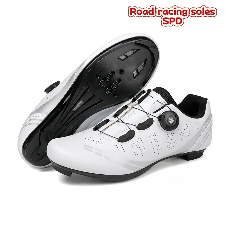 Herren-Mountainbike-Schuhe MTB, atmungsaktiv, rutschfest, hohe Härte, geeignet für Outdoor-Straßenrennen, Mountain-Offroad-Fahren 37-46 – Detail 15