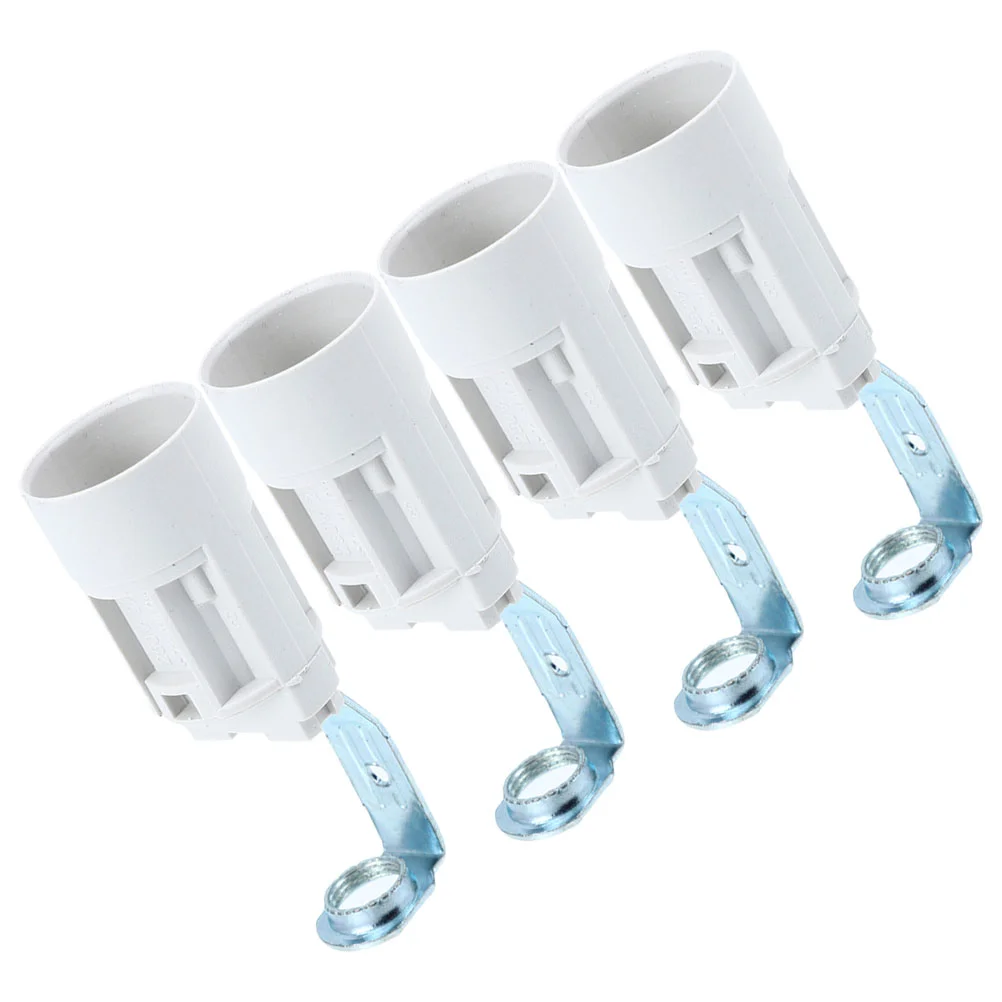 

4 Pcs European Style Water Pipe Lamp Holder Light Bulbs Socket Candlestick Component