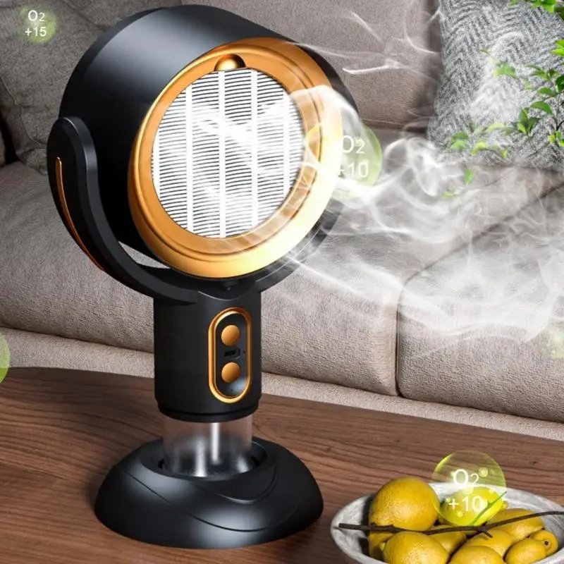 

L43F Многоподобный портативный вентилятор сажи для кухни и кемпинга с длинными чистями воздуха для приготовления пищи и сажи