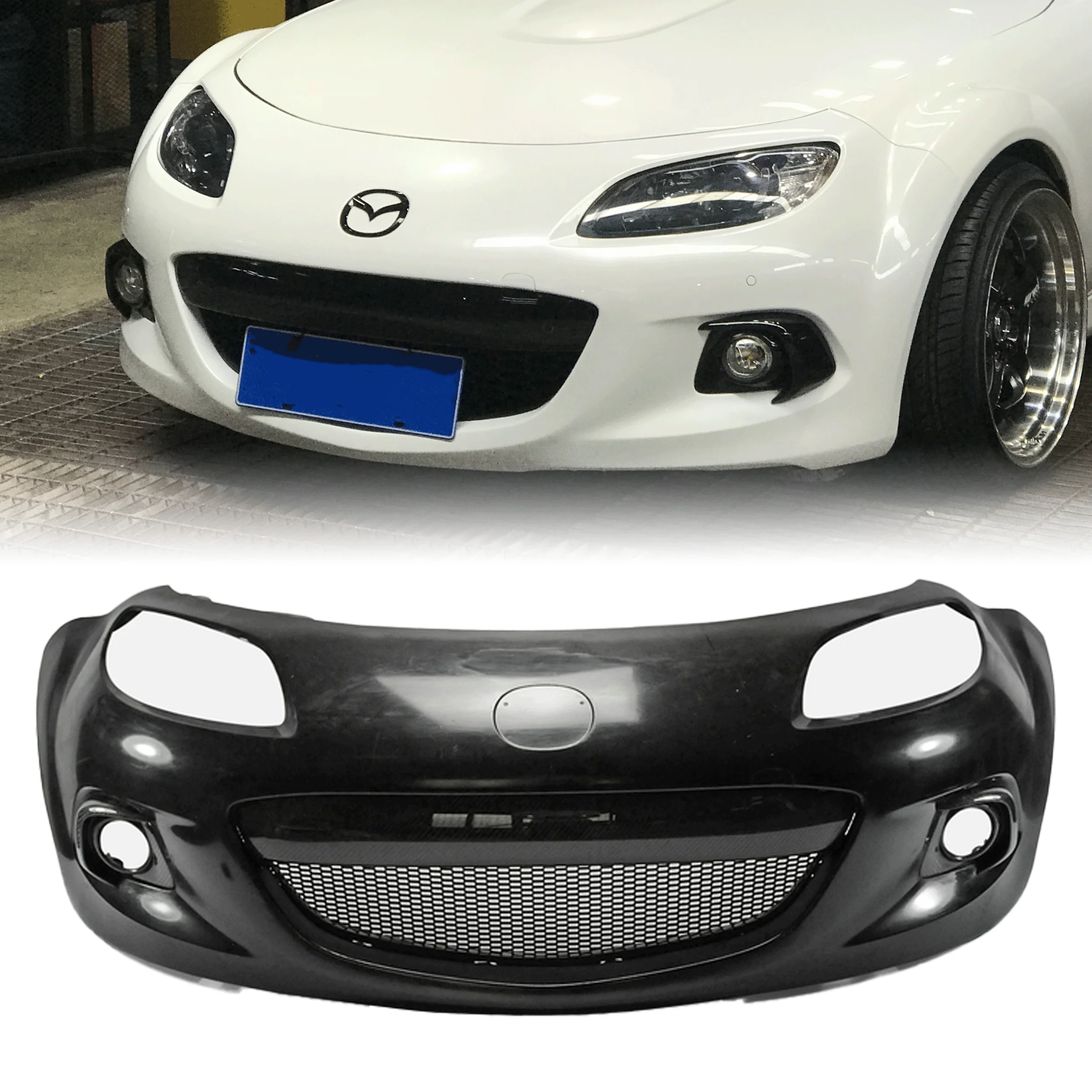 

For Mazda MX5 Roaster Miata NC3 Fiberglass OEM Front Bumper