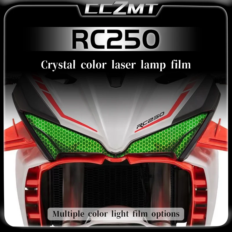 

For CYCLONE RC250 honeycomb laser protection film headlight film tail light film modification accessories