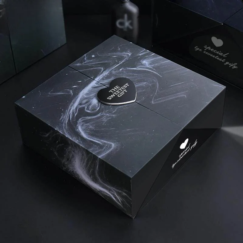 

Подарочная коробка ко Дню святого Валентина, пустая коробка для подарка на день рождения, упаковочная коробка, пустая коробка, коробка для сигарет, картонный материал, простая конструкция.