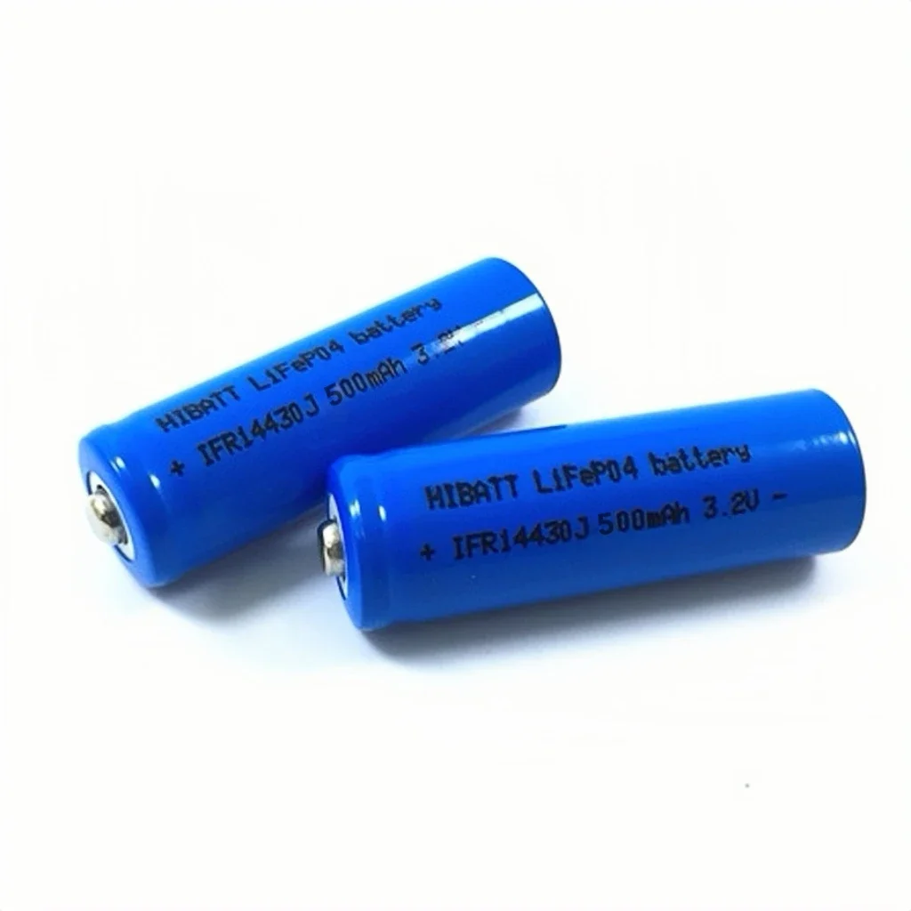 8PCS 14430 LiFePO4 battery 3.2V 500mAh LiFePO4 Battery Charger for Sweeping robots Vacuum cleaners Razors Hair clippers Radios