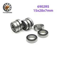 6902 2RS Bearing 15x28x7mm (4Pcs) ABEC-7 Bicycle Pivot Repair Parts 6900 6901 6903 6806 6805 6804 6803 6802 2RS Ball Bearings