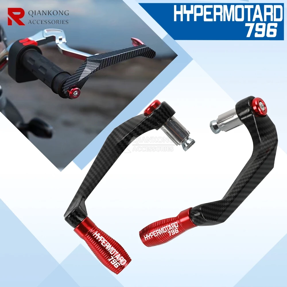 Motorcycle For Ducati HYPERMOTARD 796 2010-2013 2014 HYPERMOTARD796 7/8'' Handlebar Grips Guard Brake Clutch Lever Protector