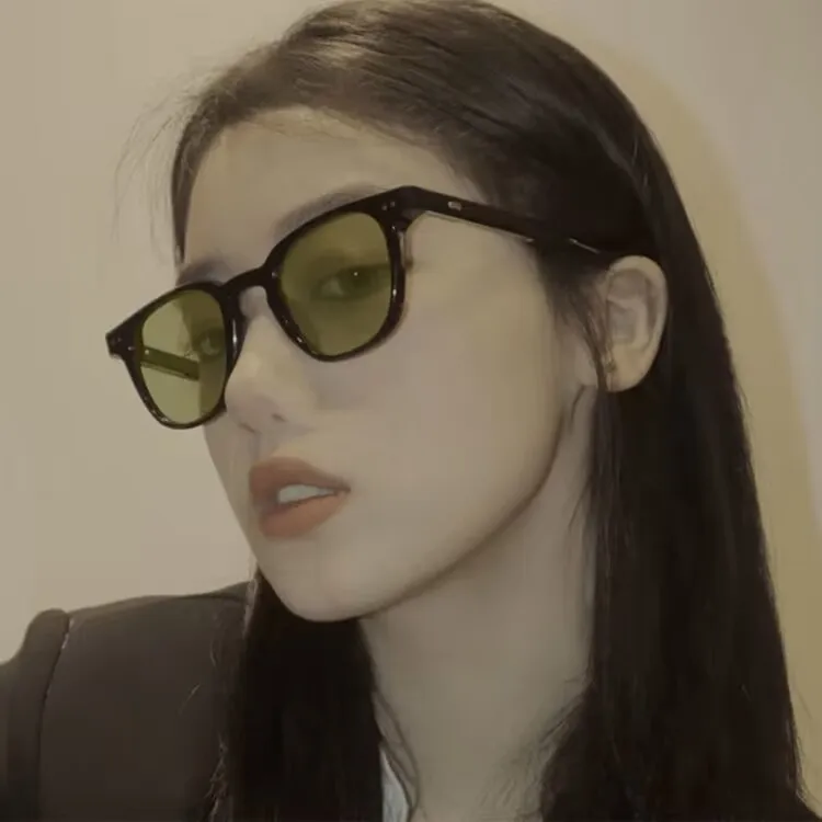 Yellow Black Shades Vintage Square Cycling Sunglasses Women Oversized Sun Glasses Fashion Uv400 Eyewear Bicycle Goggles