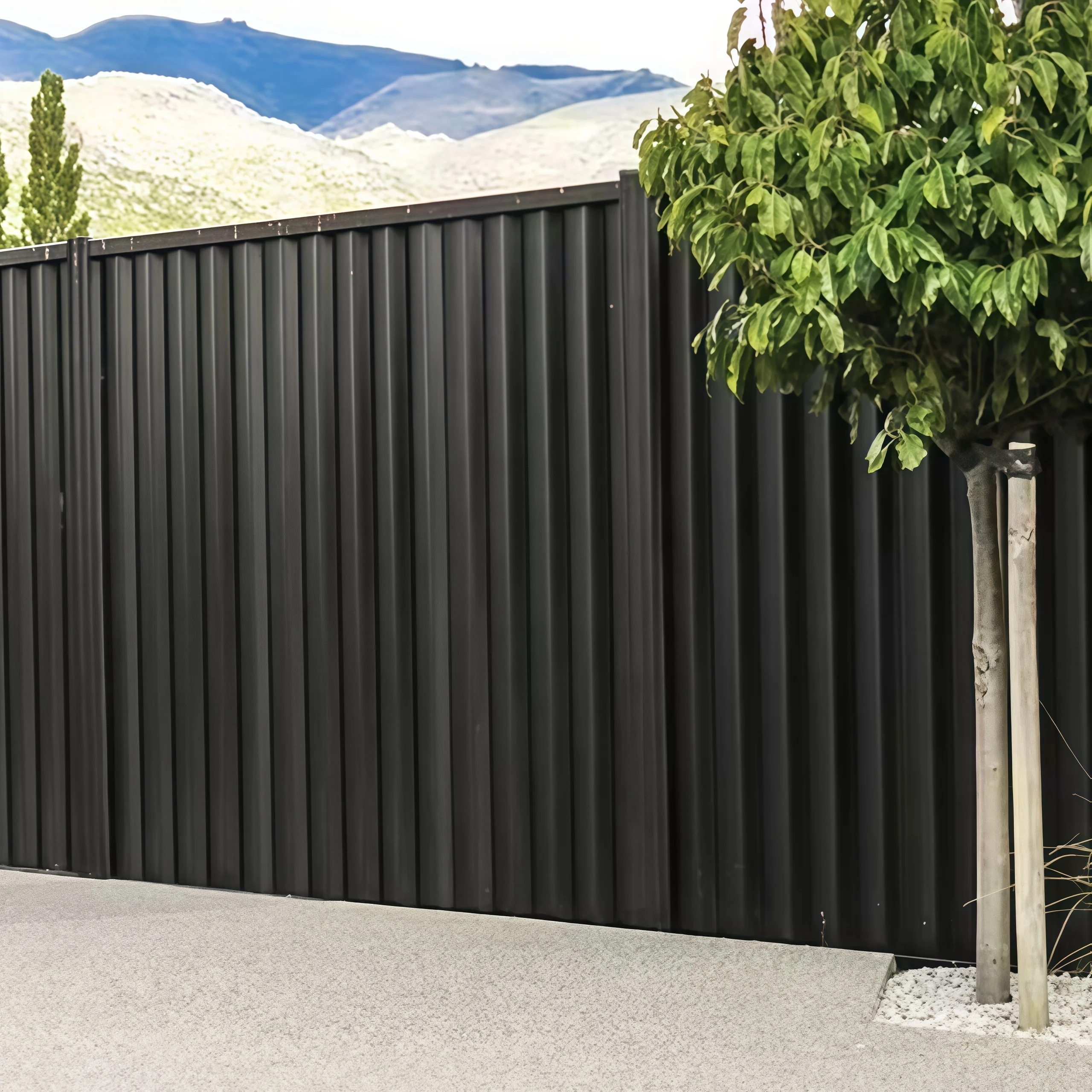 

&*Wholesale Modern Aluminum Garden Privacy Fence Customized Design Waterproof Patio Villa Yard Outdoor Privacy Fencing