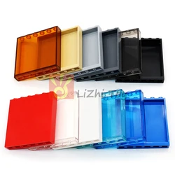 30pcs MOC Brick 59349 Panel 1x6x5 Window DIY Enlighten Building Block Bricks Compatible with Assembles Architecture Construction