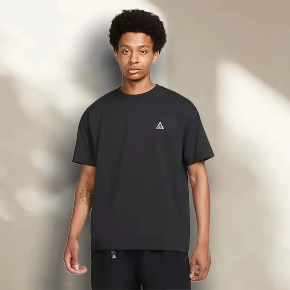 

Outdoor sports brand printed cotton short-sleeved summer men's short-sleeved fast-drying breathable versatile casual top