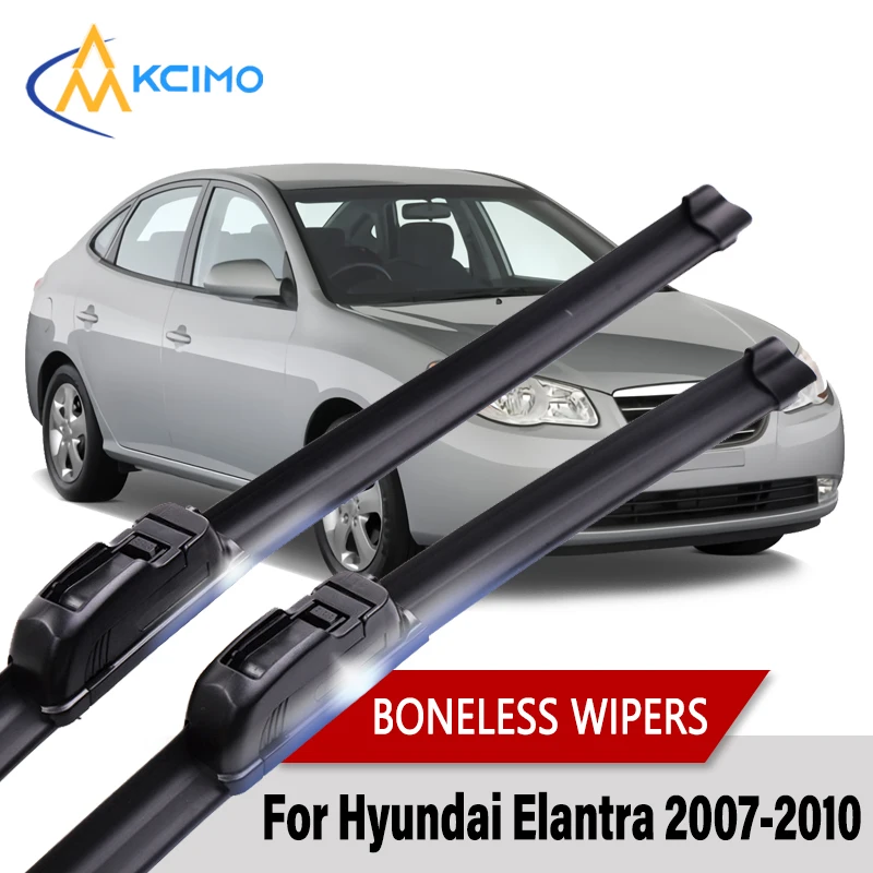 

Car Wiper For Hyundai Elantra 2007-2010 Wiper U-type Soft Rubber Boneless Wiper HD Quiet Durable Automotive Wiper 24"+18"