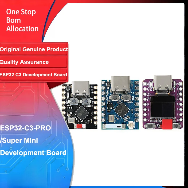 1 Pcs ESP32‑C3‑PRO / Super Mini Development Board Wi‑Fi Bluetooth Programming Learning Controller Module for Arduino  Diy