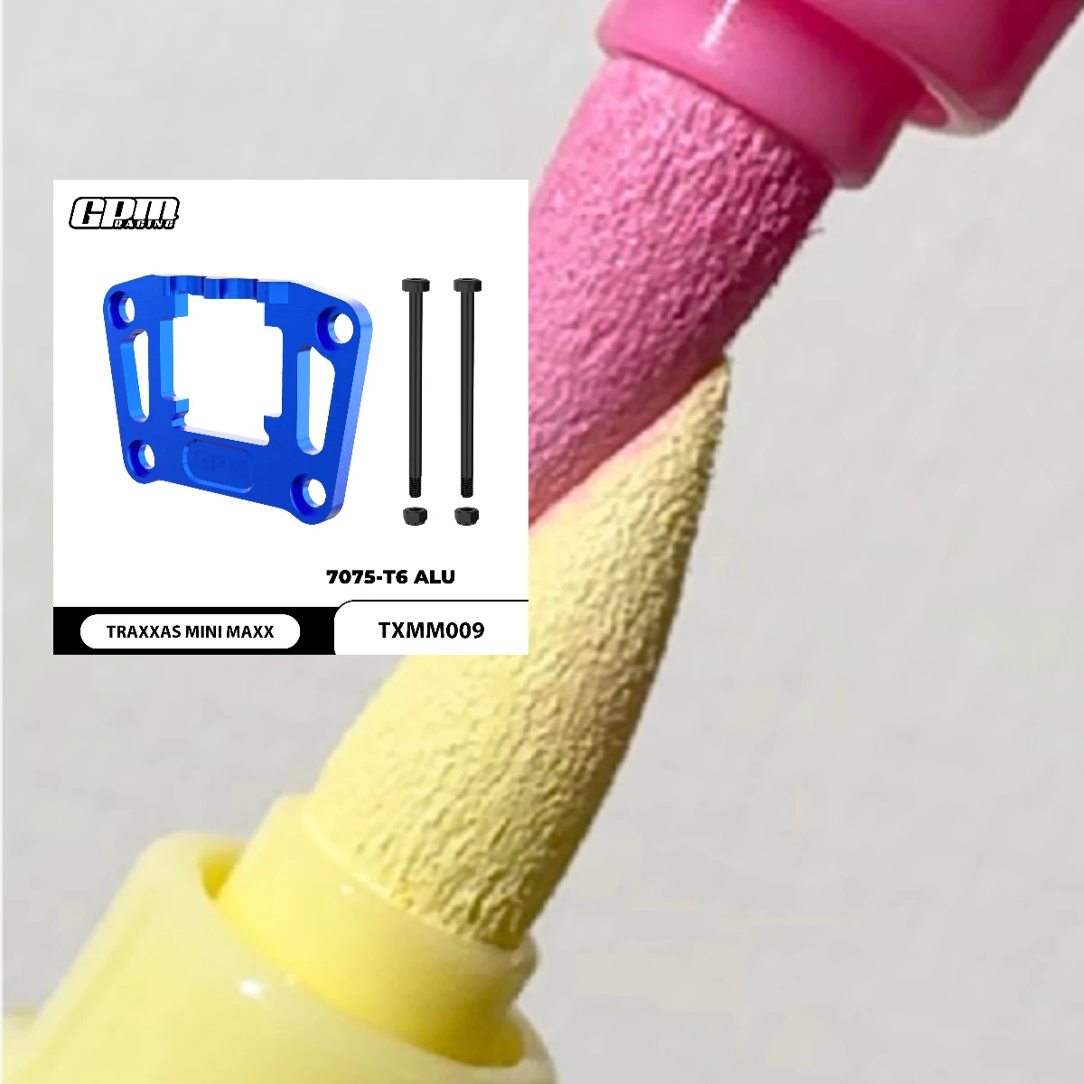 7075 Alloy Rear Bulkhead Mount Strengthen For TRAXXAS Mini Maxx / Mini XRT / Mini Slash / Mini Rally