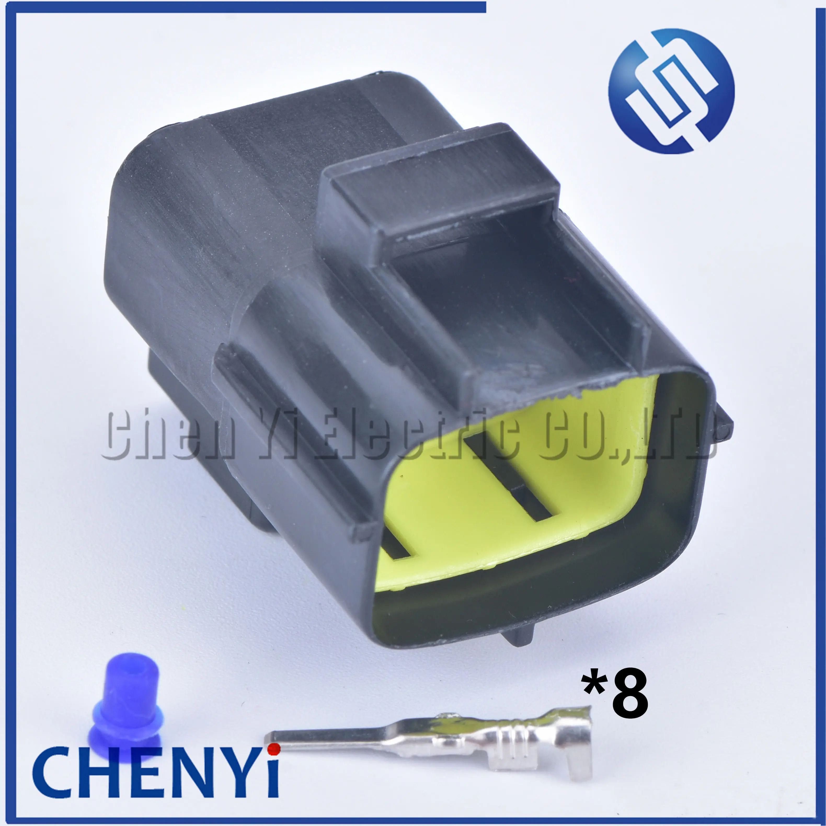 2 sets 8 Pin way  Sealed Waterproof Wiring Auto Connector Plug For Yuchai Engine Oxygen Sensor 174982-2 174984-2