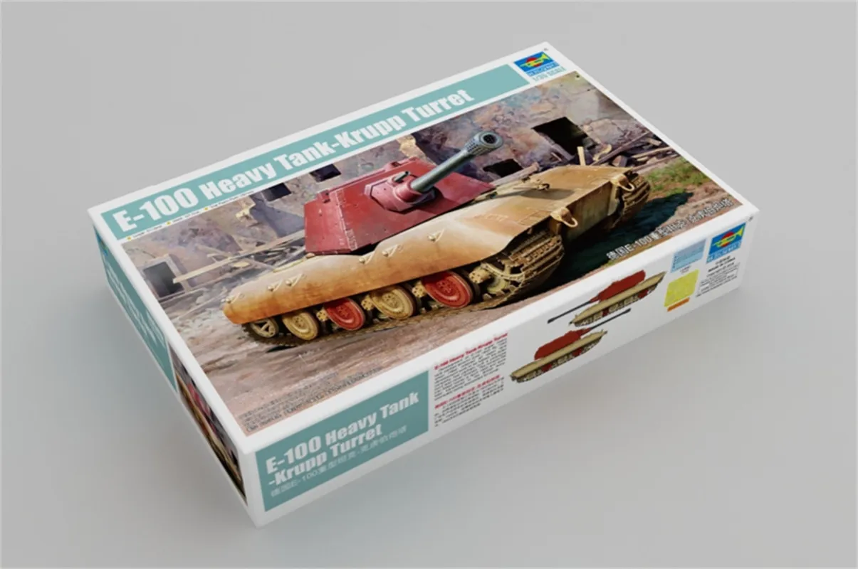 

Trumpeter масштаб 1/35 E-100 тяжелый танк Krupp турель пластиковая броня в сборе модель # 09543