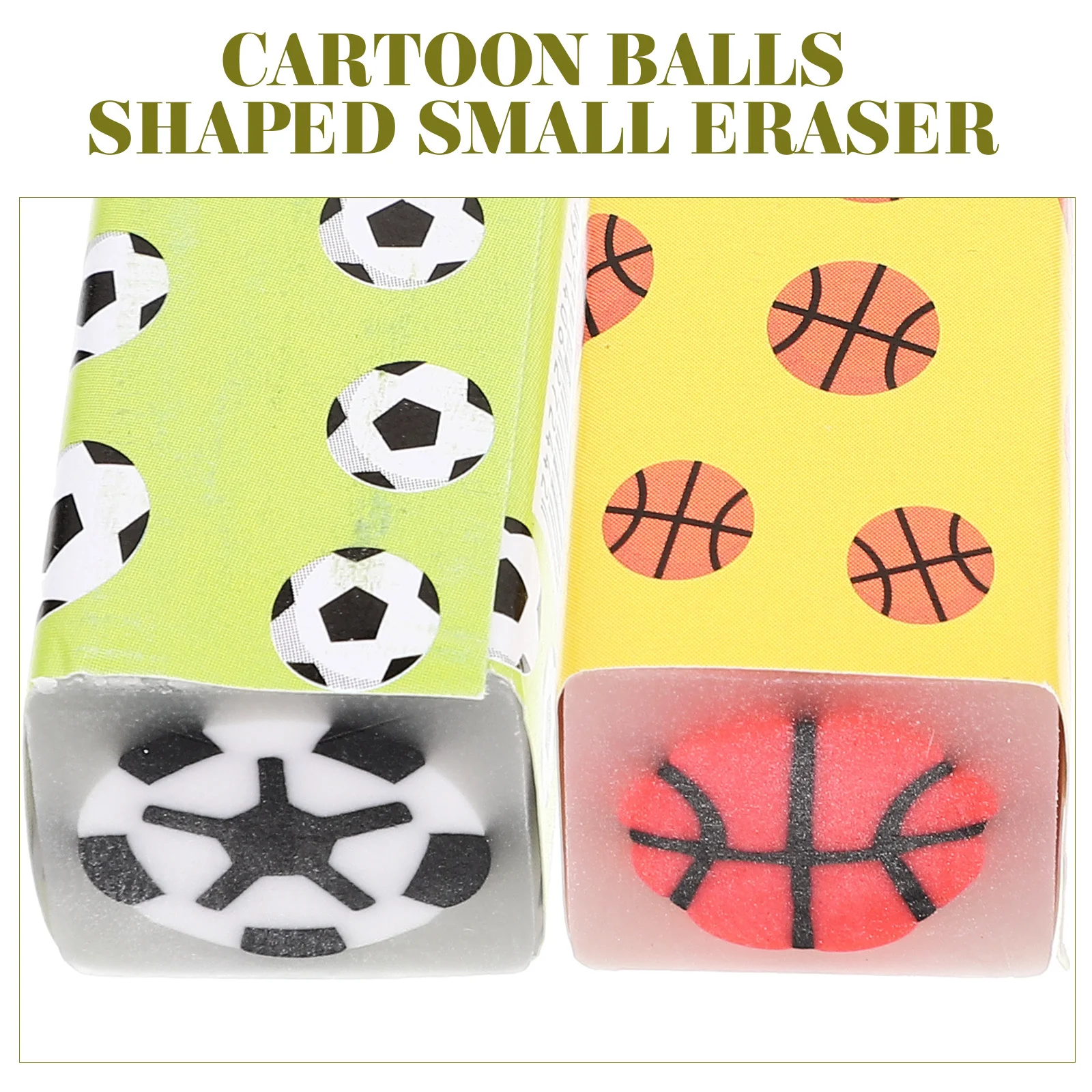 

12Pcs Kawaii Ball Erasers for Kids Bulk Small Size Light Weight Easy to Store and Use School Essentials Kawaii Erasers