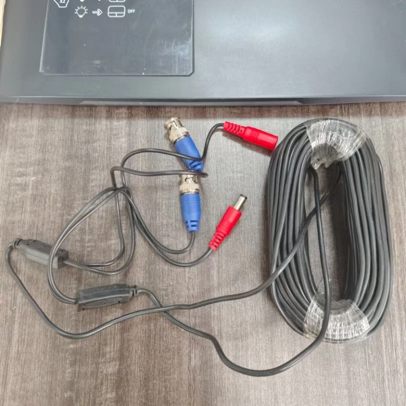 

Psenniknow CCTV Surveillance 60ft 18m/100ft 30m BNC+DC CCTV Cable DVR Camera Recorder Video Cable for Analog AHD CVI Camera DVR