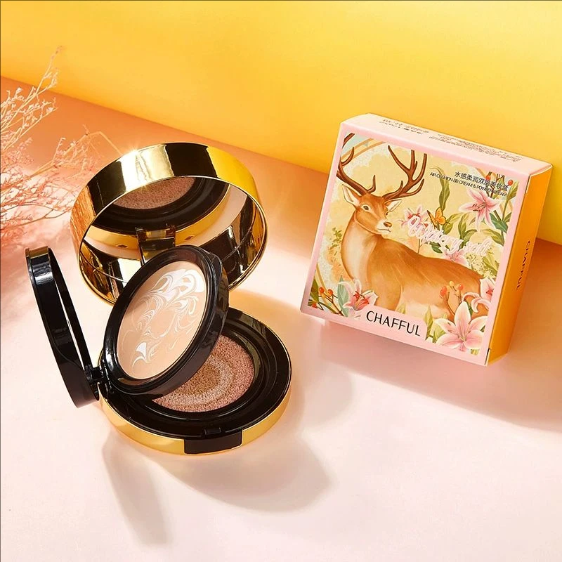 Full Coverage BB Cream Air Cushion Foundation Moisturizing Concealer Isolation Bare Makeup Nourishing Poreless Face Makeup